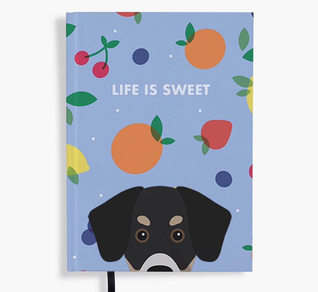 Life Is Sweet: Personalized {breedFullName} Notebook