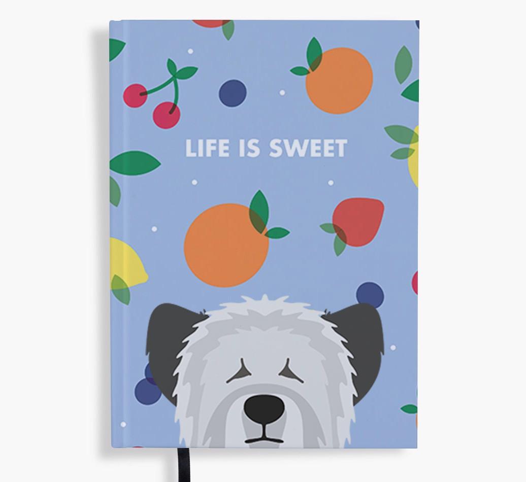 Life Is Sweet: Personalized {breedFullName} Notebook