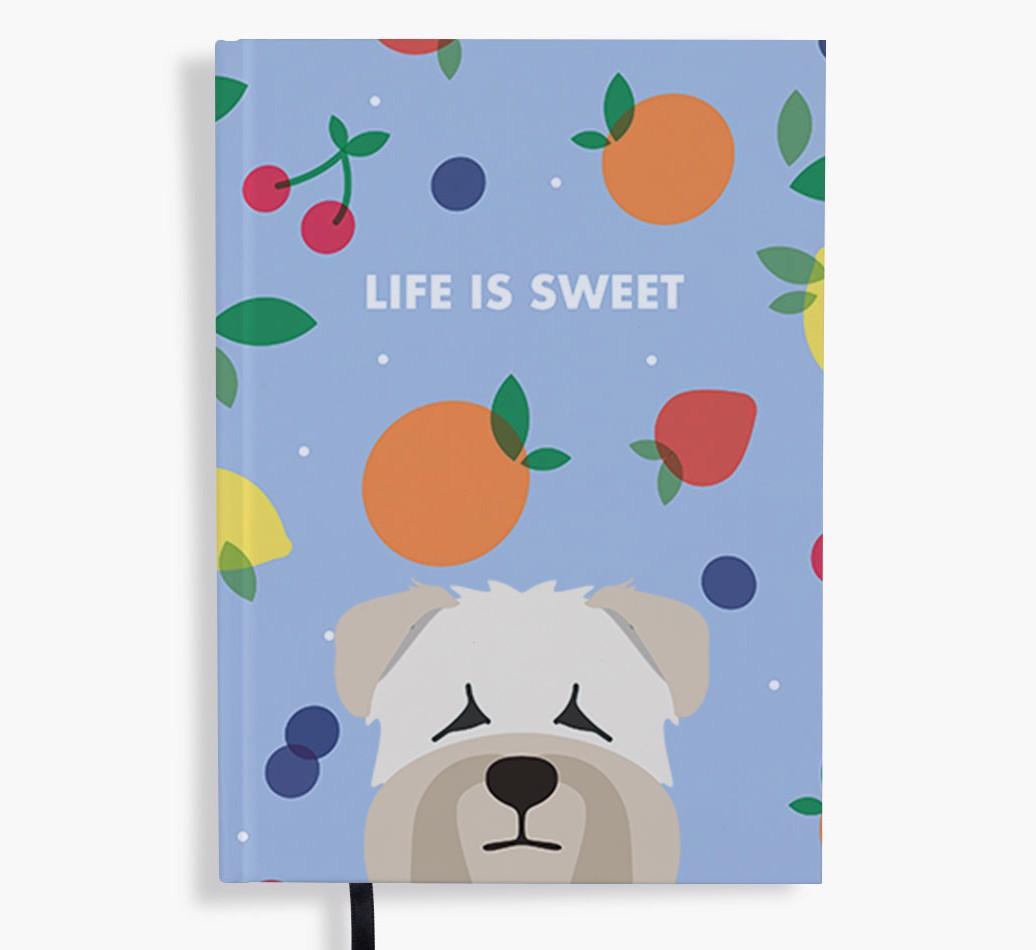 Life Is Sweet: Personalized {breedFullName} Notebook