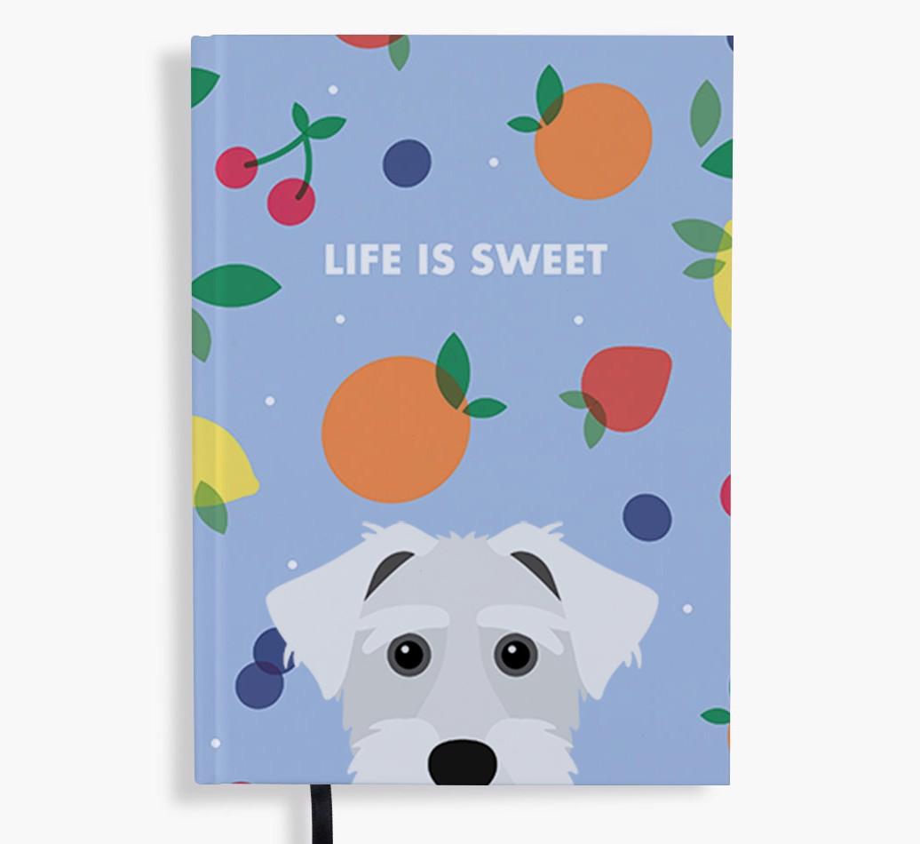 Life Is Sweet: Personalized {breedFullName} Notebook