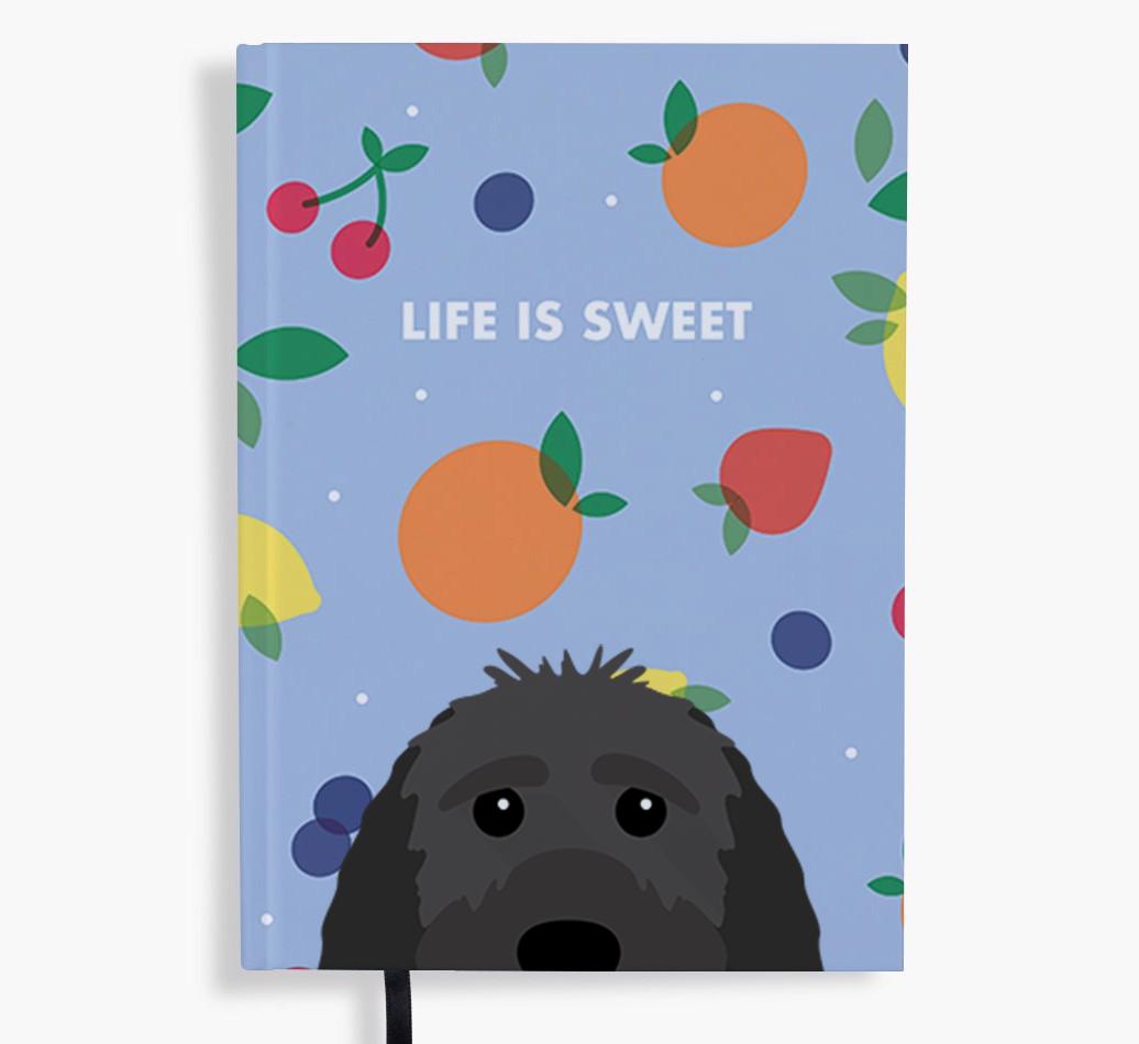 Life Is Sweet: Personalized {breedFullName} Notebook
