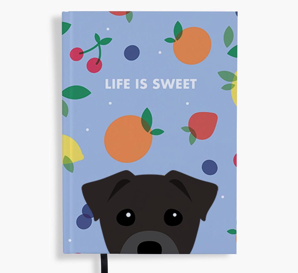 Life Is Sweet: Personalized {breedFullName} Notebook