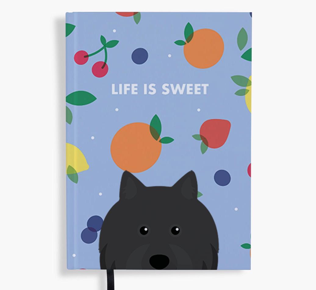 Life Is Sweet: Personalized {breedFullName} Notebook