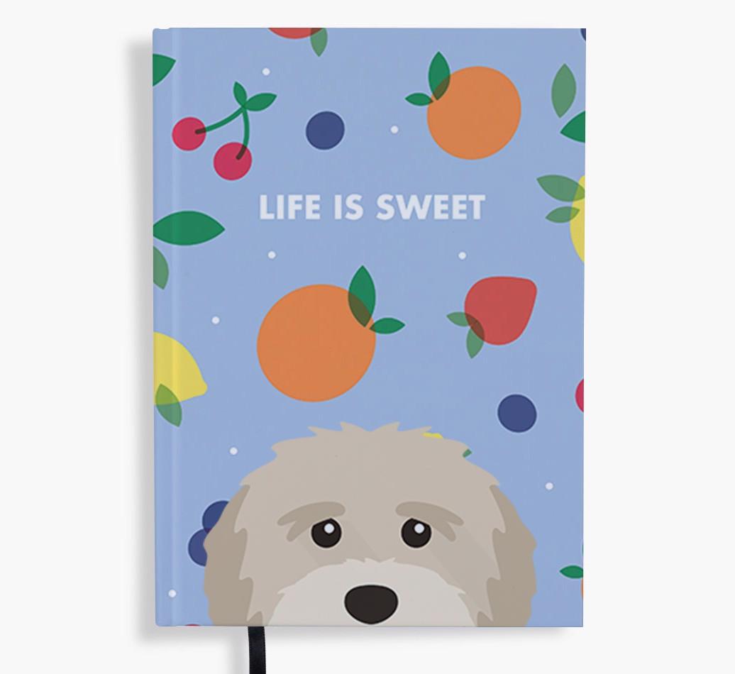 Life Is Sweet: Personalized {breedFullName} Notebook