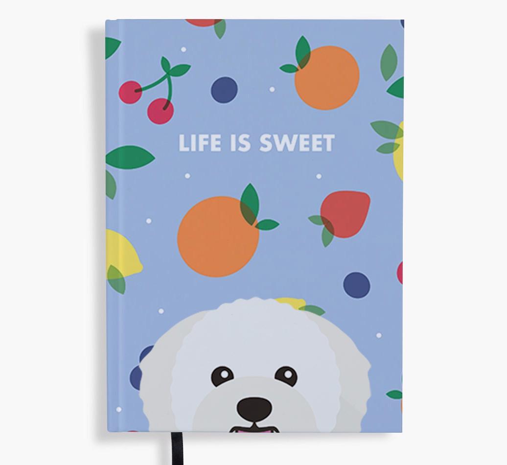 Life Is Sweet: Personalized {breedFullName} Notebook