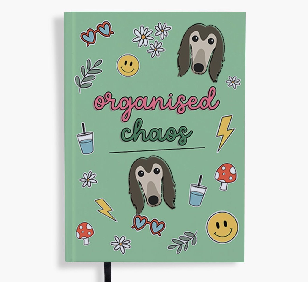 Organised Chaos: Personalised {breedFullName} Notebook