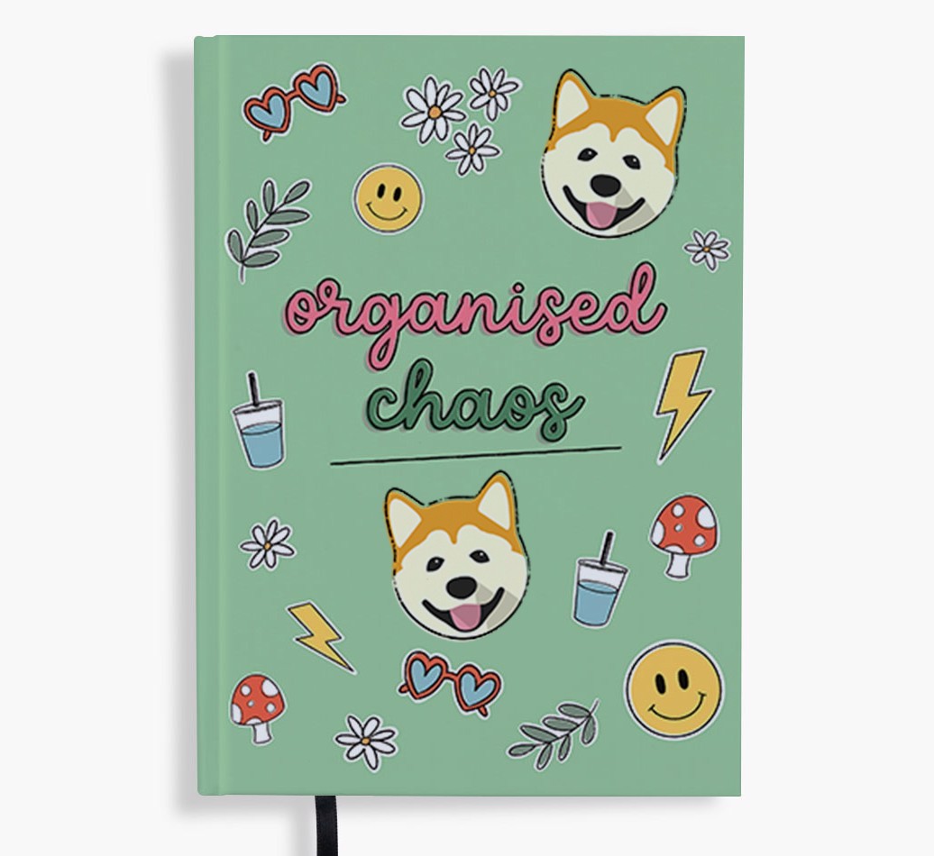 Organised Chaos: Personalised {breedFullName} Notebook