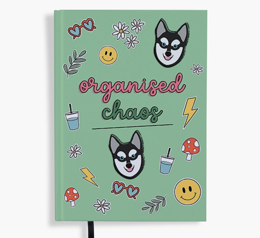 Organised Chaos: Personalised {breedFullName} Notebook
