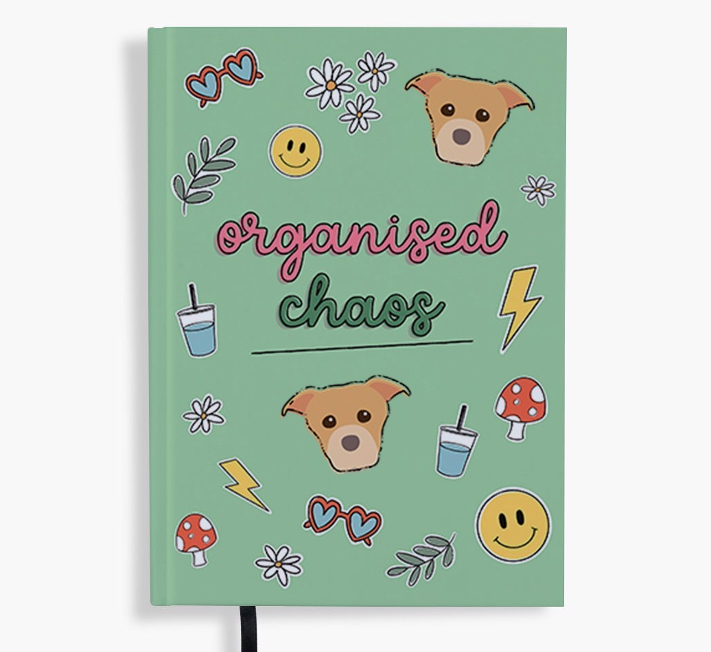 Organised Chaos: Personalised {breedFullName} Notebook