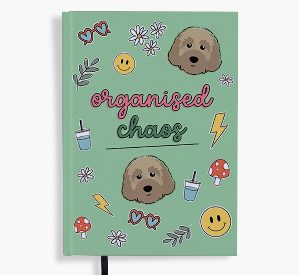 Organised Chaos: Personalised {breedFullName} Notebook