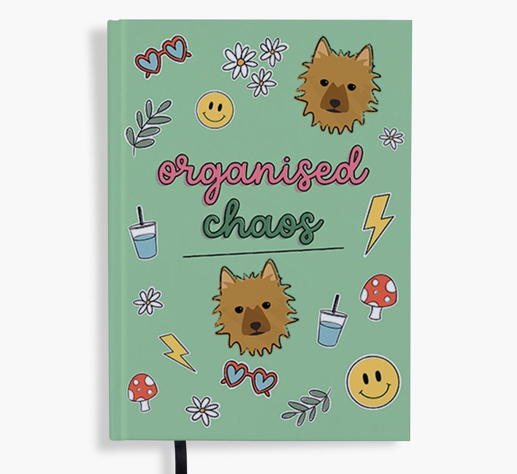 Organised Chaos: Personalised {breedFullName} Notebook