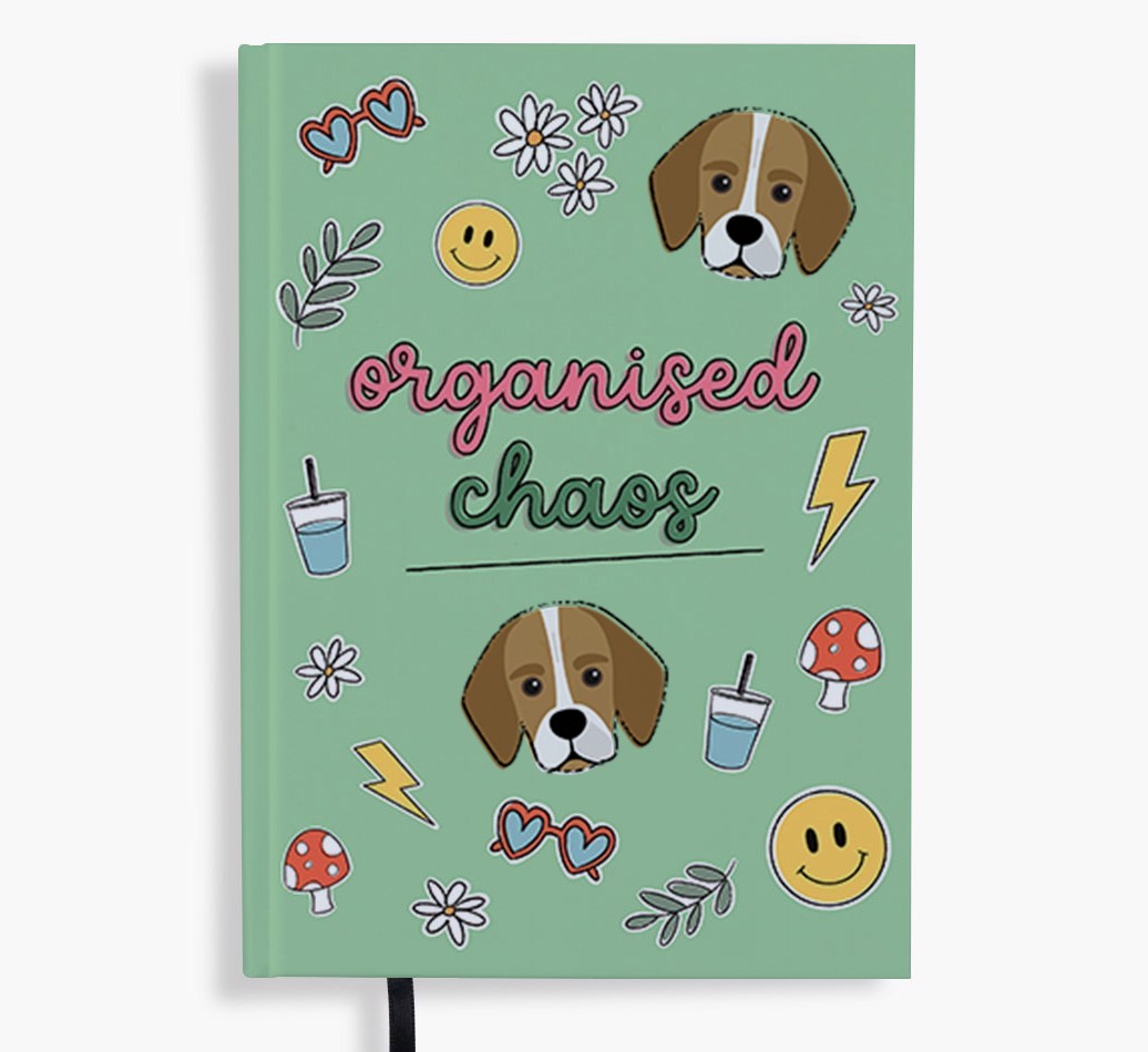 Organised Chaos: Personalised {breedFullName} Notebook
