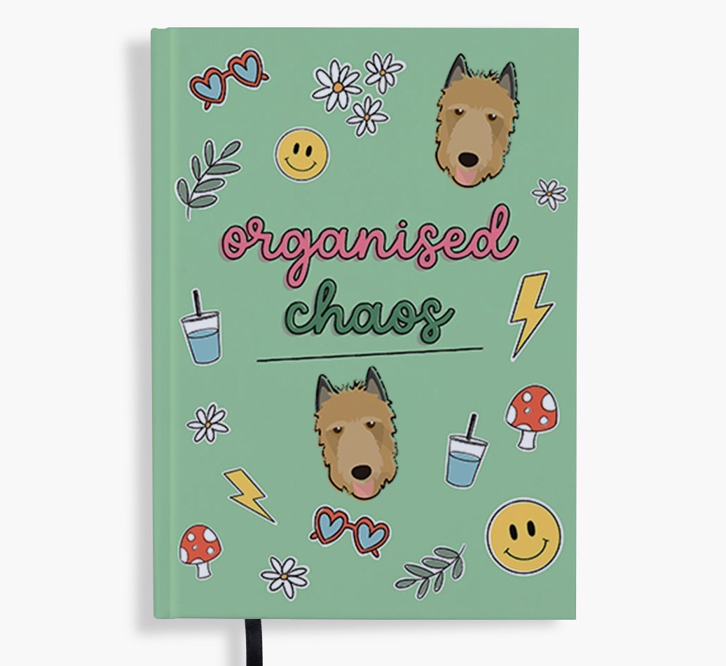 Organised Chaos: Personalised {breedFullName} Notebook