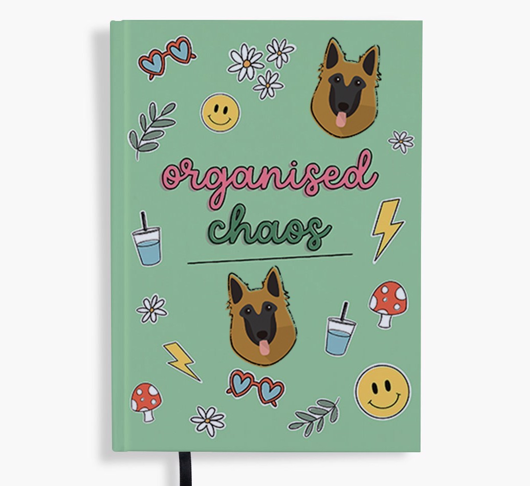 Organised Chaos: Personalised {breedFullName} Notebook