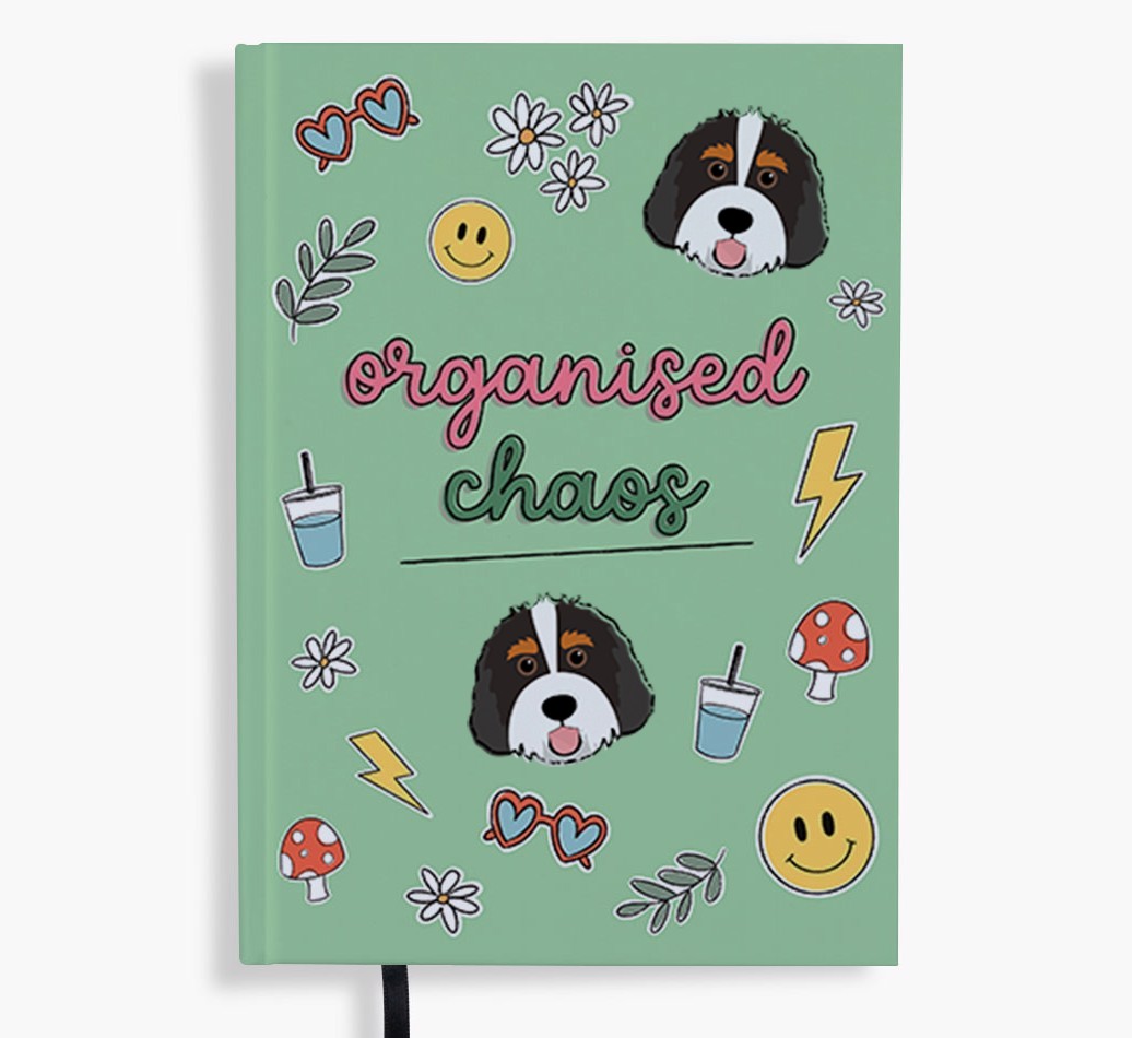 Organised Chaos: Personalised {breedFullName} Notebook