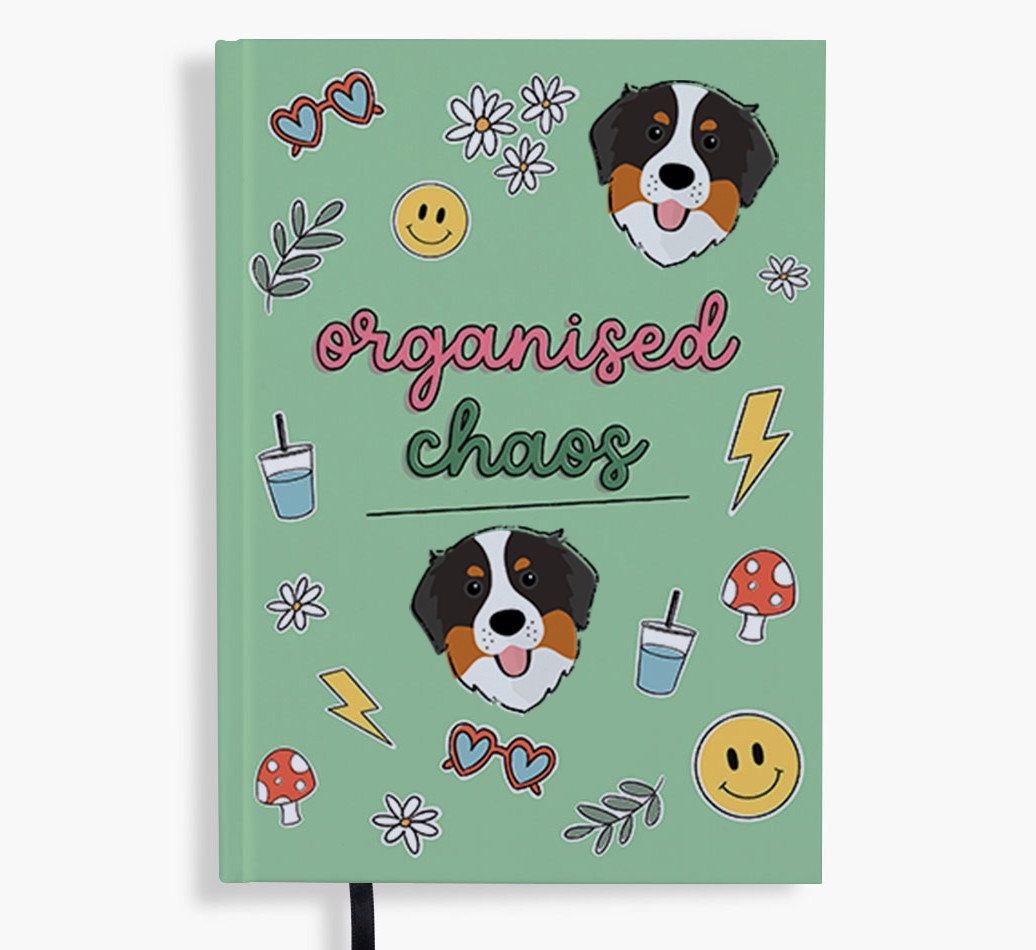 Organised Chaos: Personalised {breedFullName} Notebook