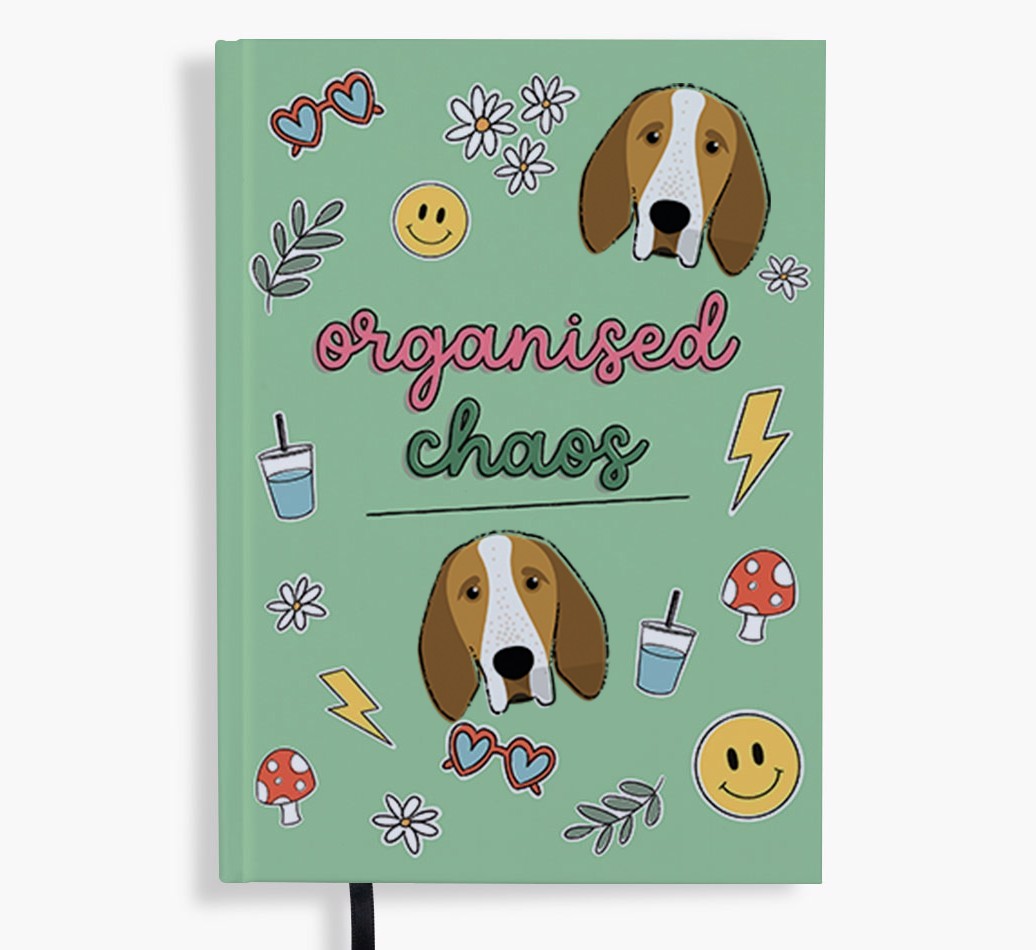 Organised Chaos: Personalised {breedFullName} Notebook