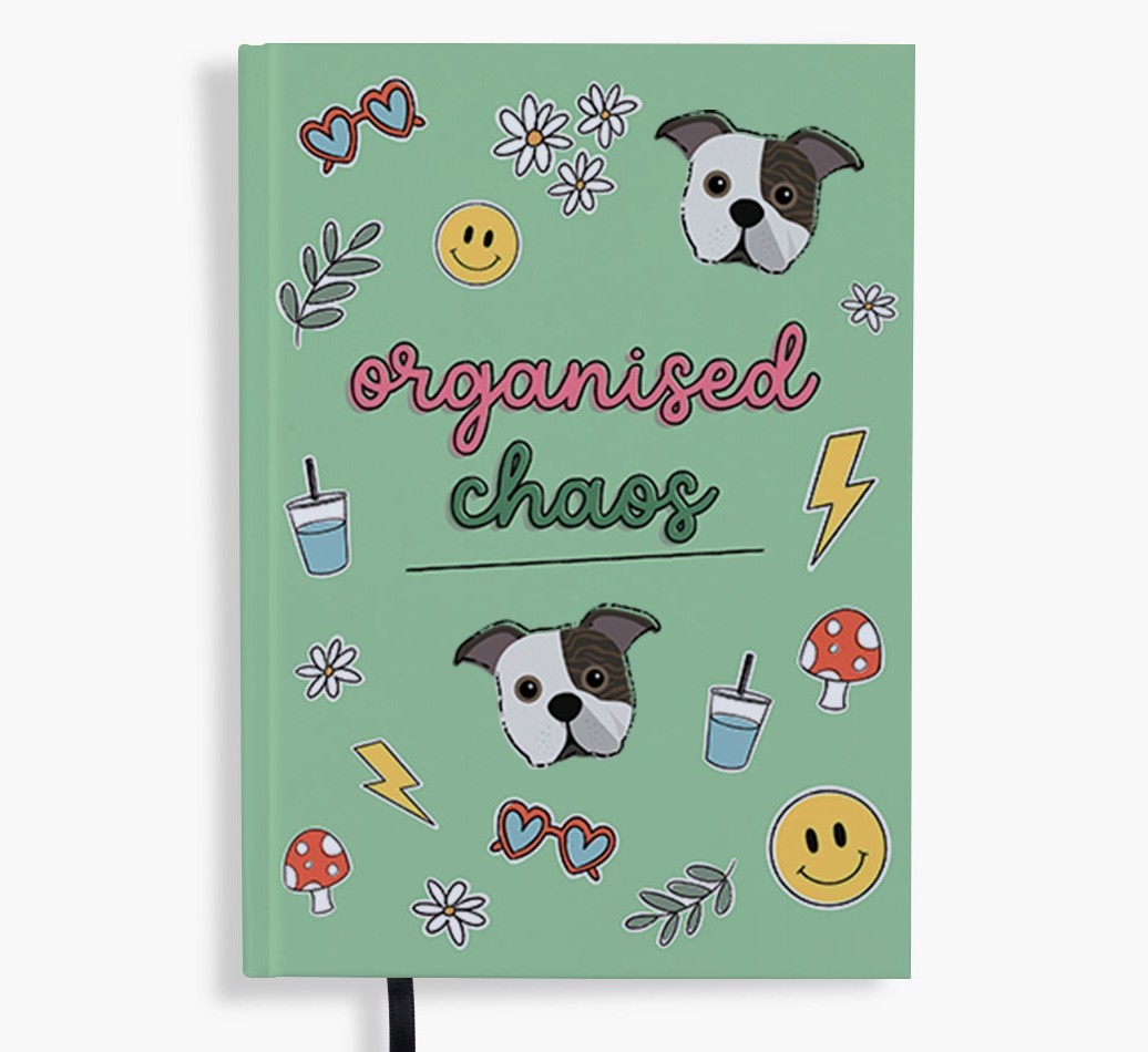Organised Chaos: Personalised {breedFullName} Notebook