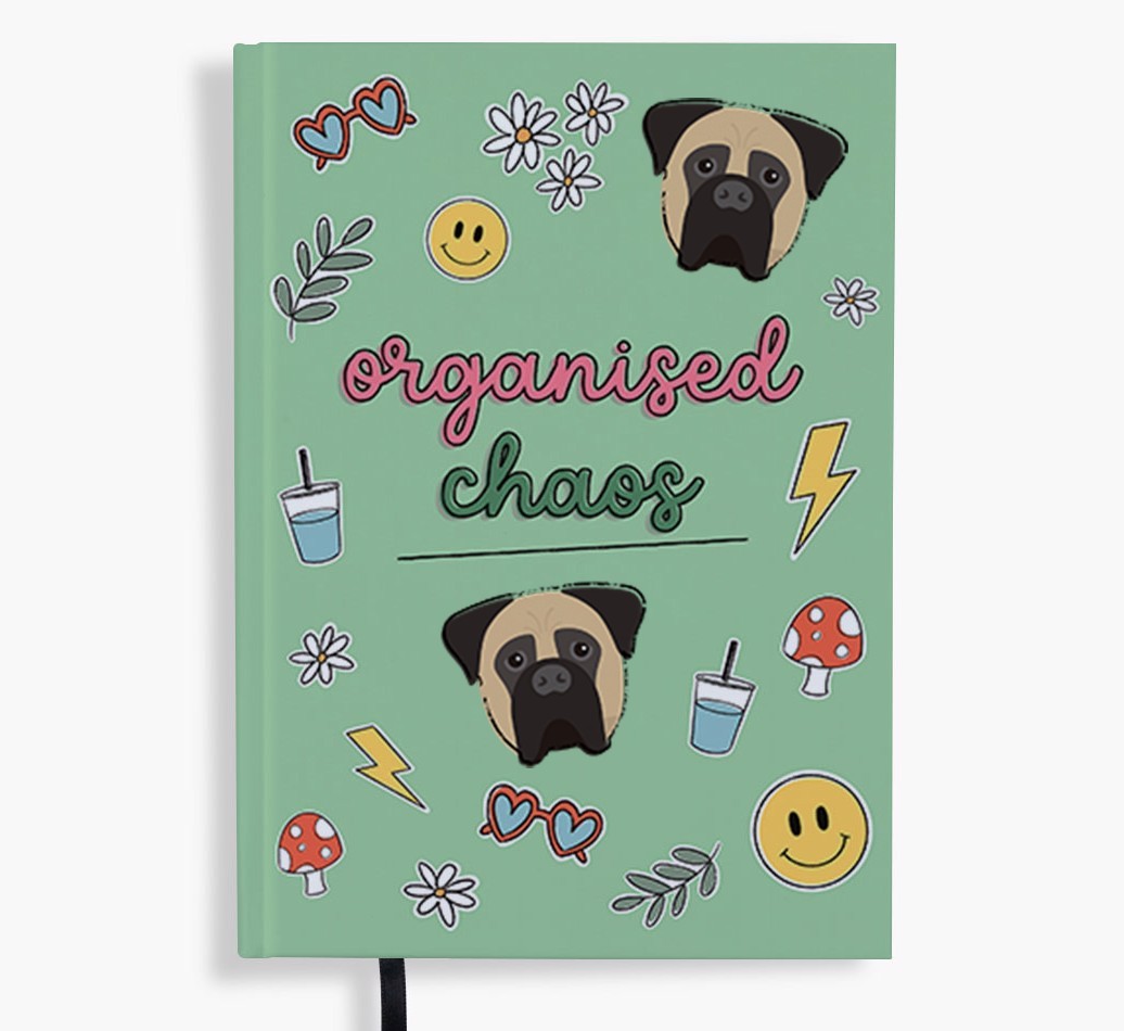 Organised Chaos: Personalised {breedFullName} Notebook