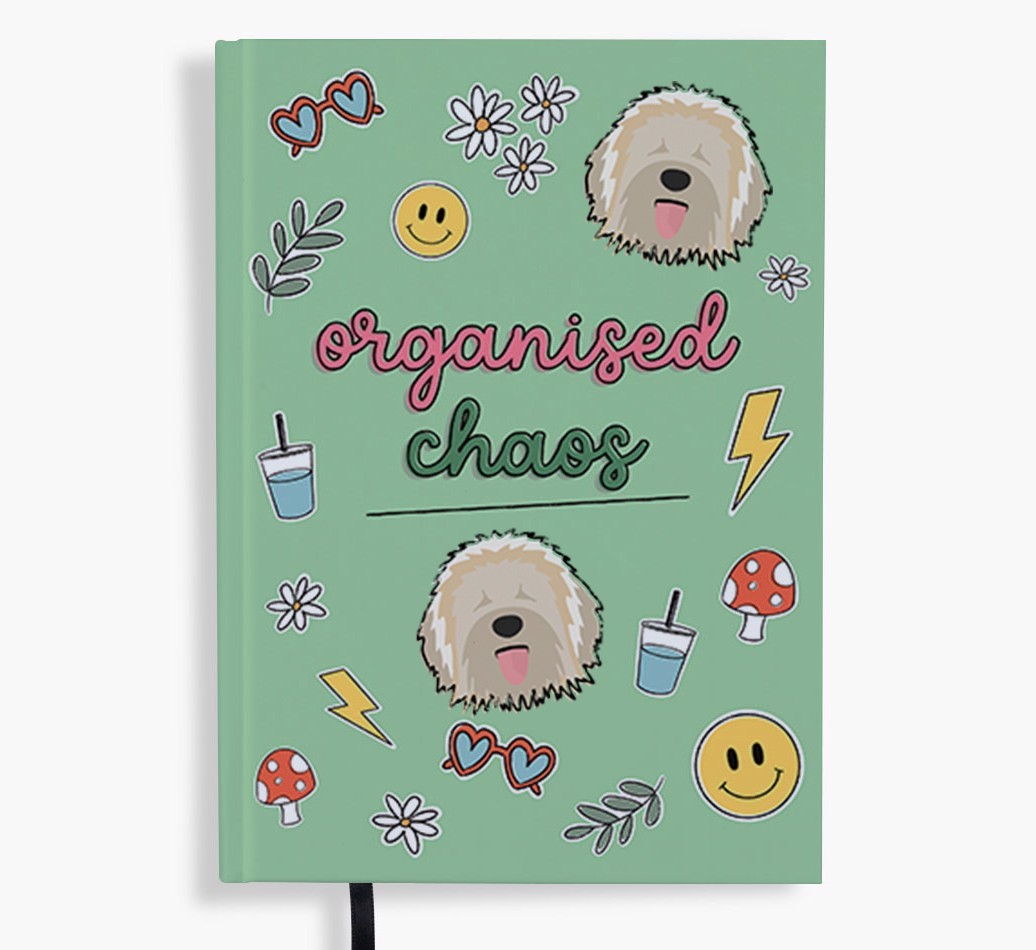 Organised Chaos: Personalised {breedFullName} Notebook