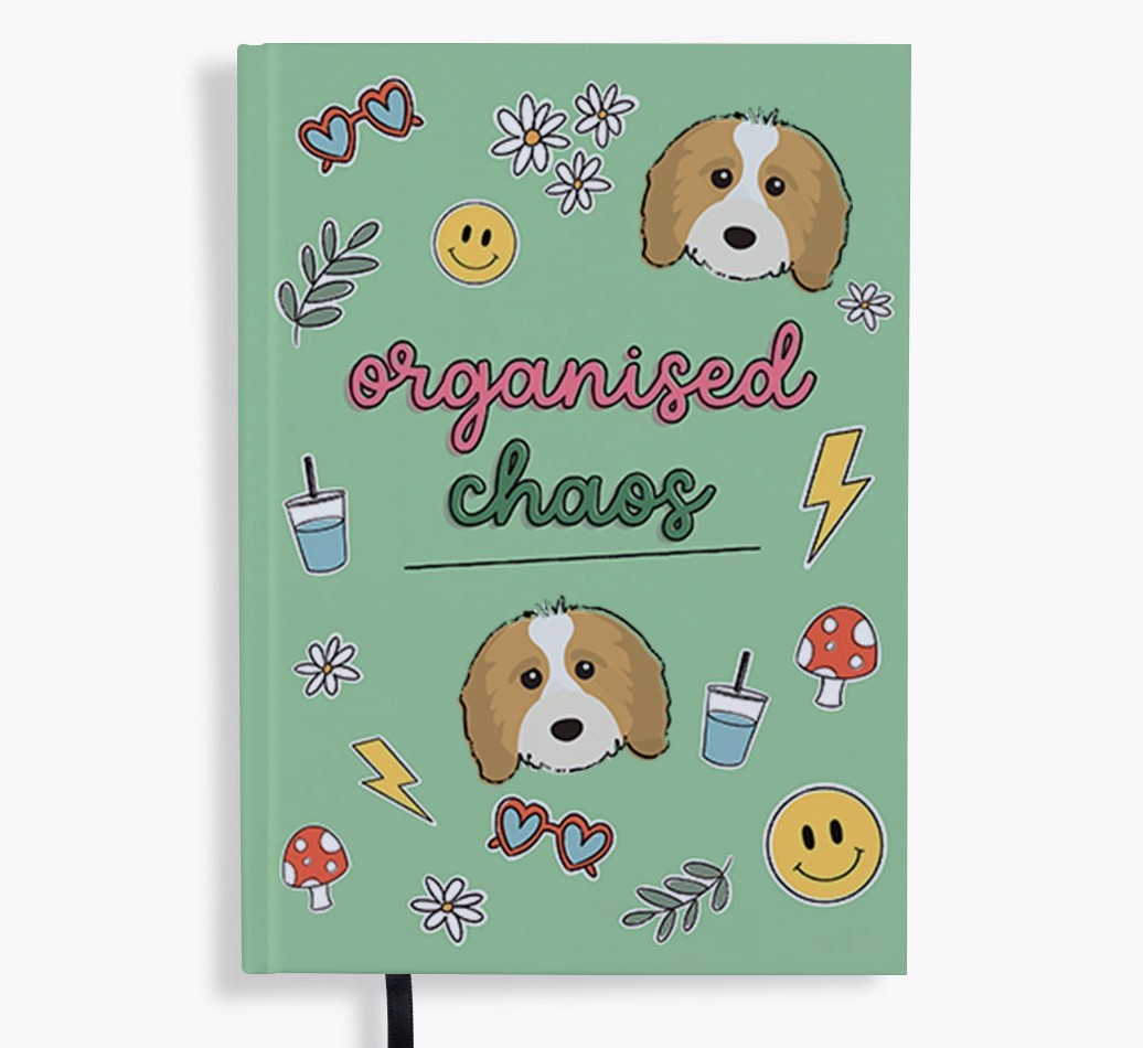 Organised Chaos: Personalised {breedFullName} Notebook