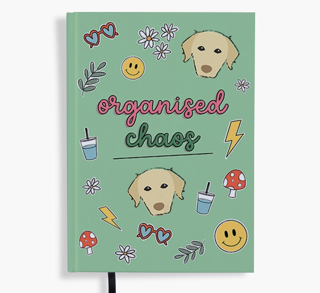 Organised Chaos: Personalised {breedFullName} Notebook