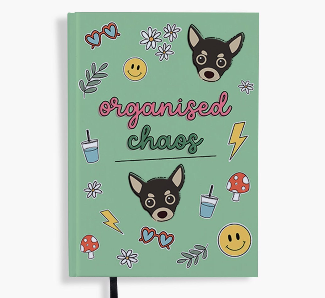 Organised Chaos: Personalised {breedFullName} Notebook