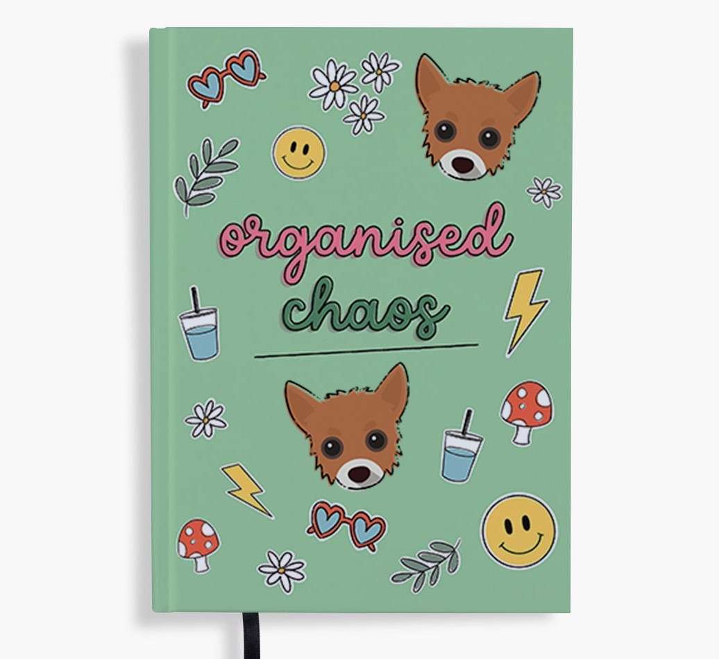 Organised Chaos: Personalised {breedFullName} Notebook