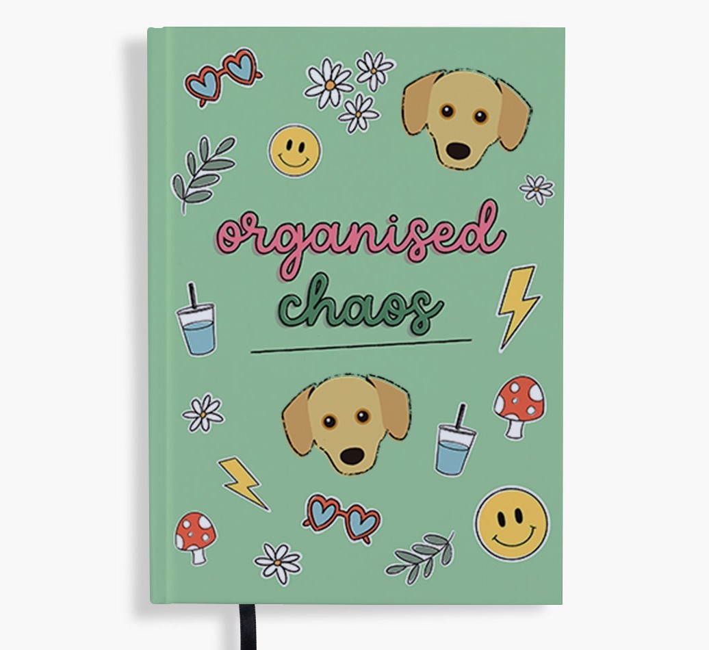 Organised Chaos: Personalised {breedFullName} Notebook