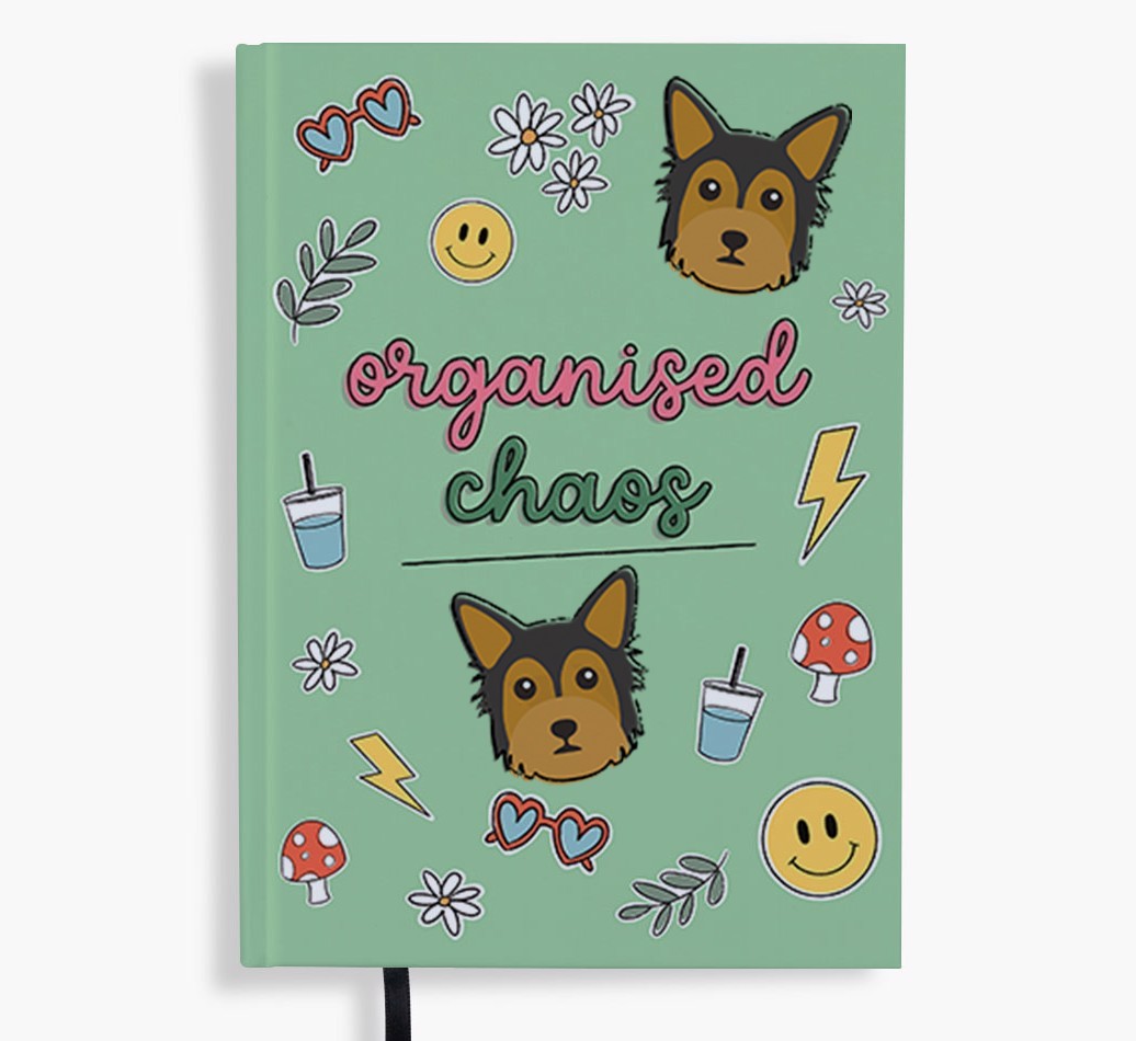 Organised Chaos: Personalised {breedFullName} Notebook