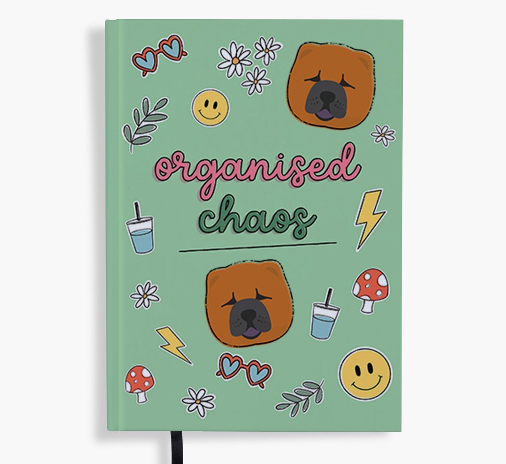 Organised Chaos: Personalised {breedFullName} Notebook