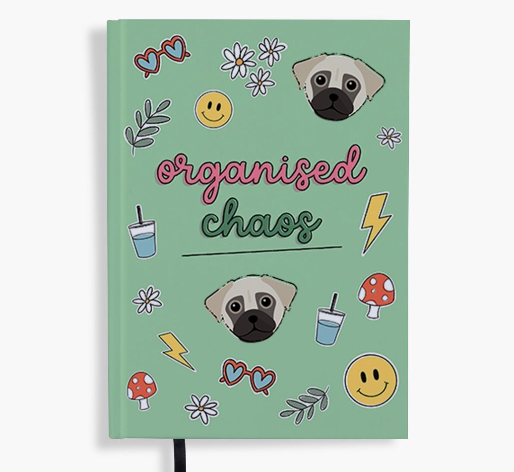 Organised Chaos: Personalised {breedFullName} Notebook