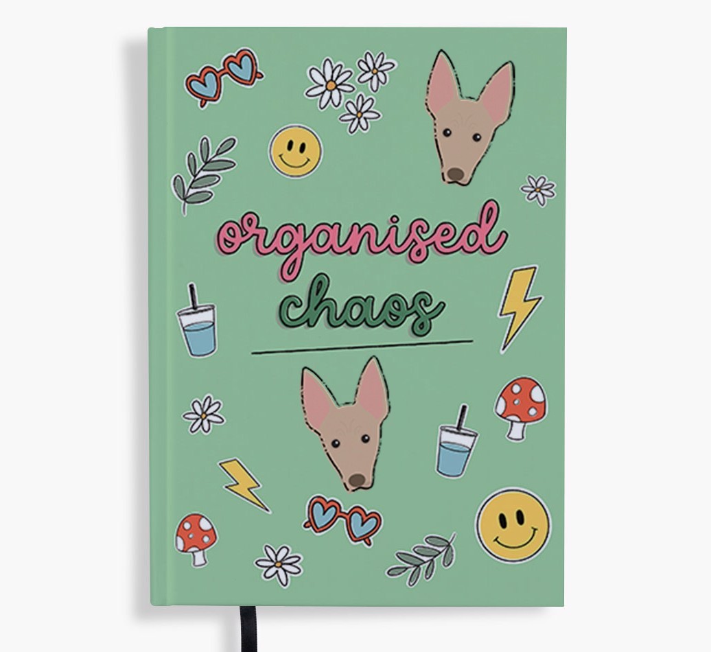 Organised Chaos: Personalised {breedFullName} Notebook