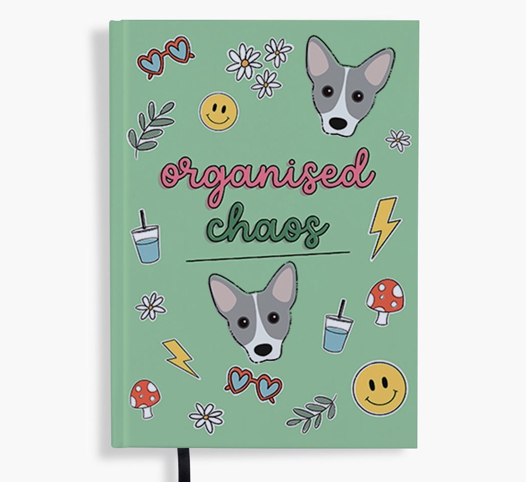 Organised Chaos: Personalised {breedFullName} Notebook
