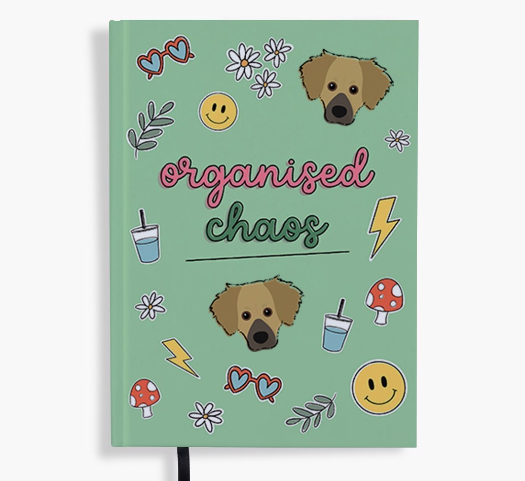 Organised Chaos: Personalised {breedFullName} Notebook