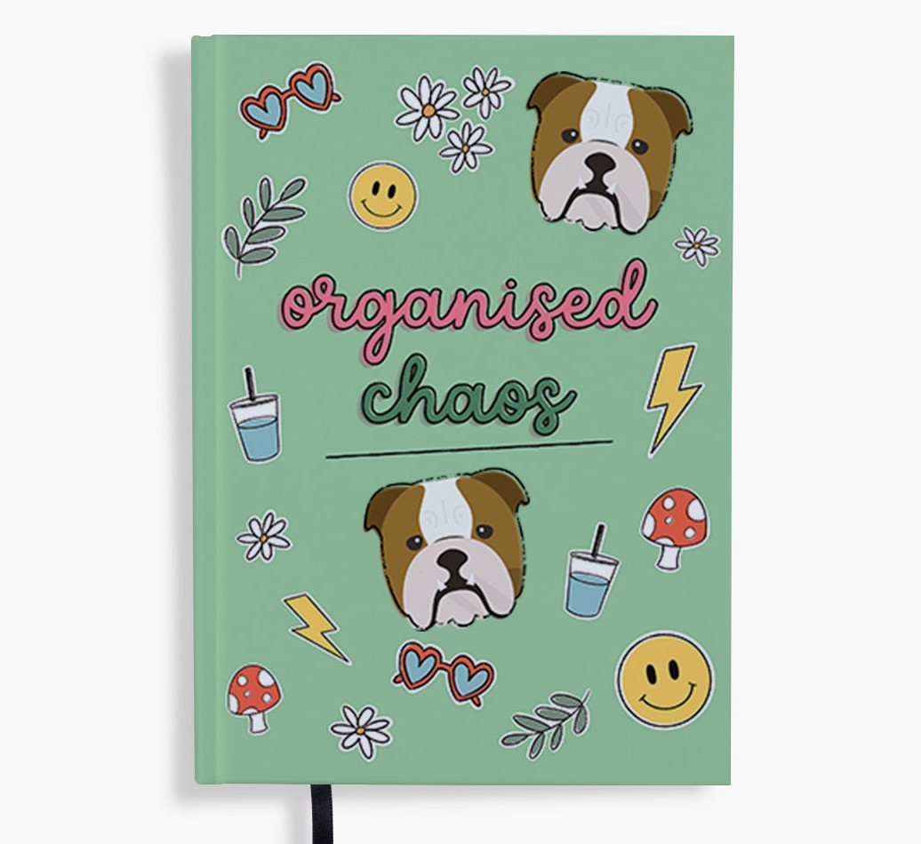 Organised Chaos: Personalised {breedFullName} Notebook