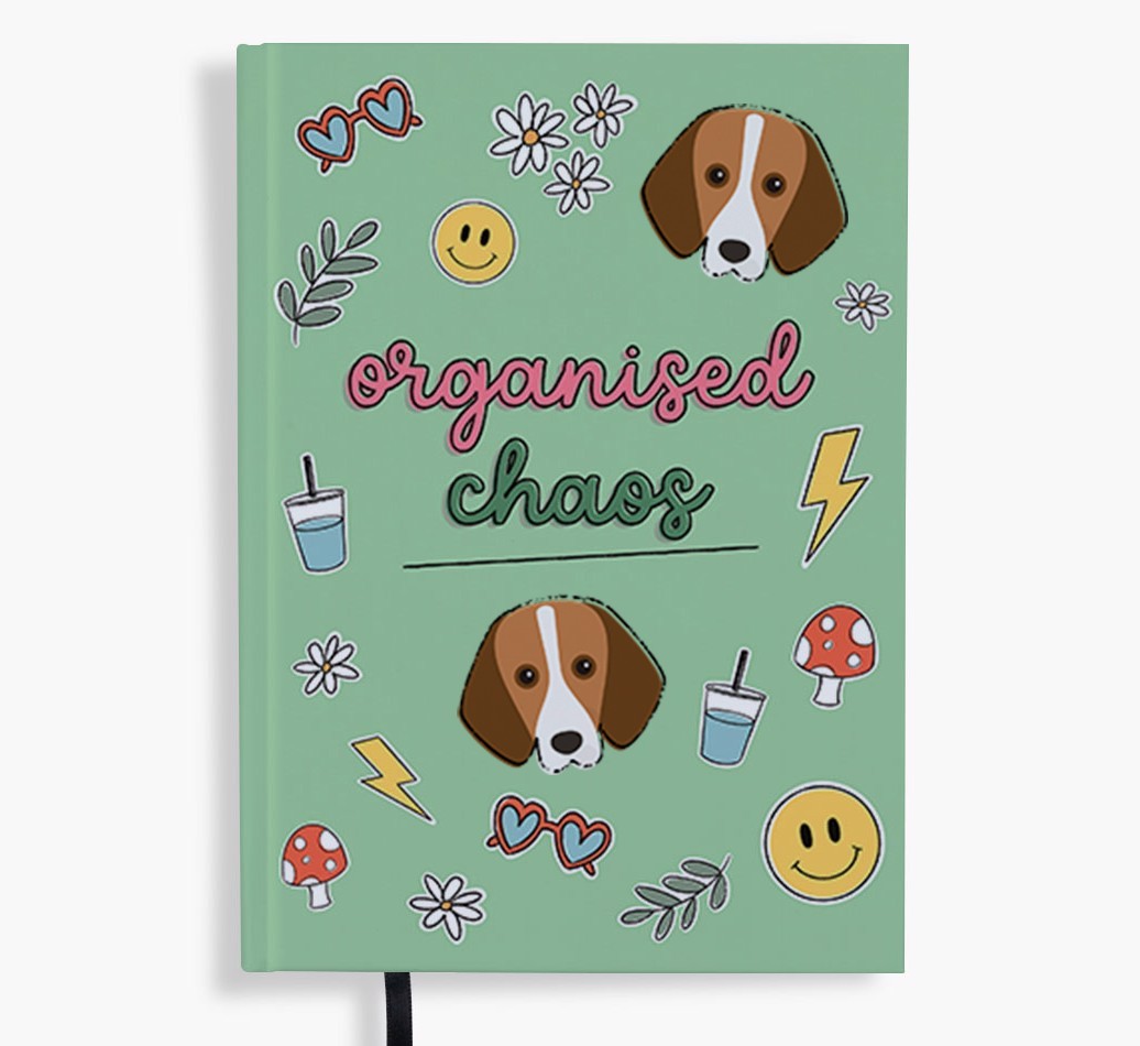 Organised Chaos: Personalised {breedFullName} Notebook