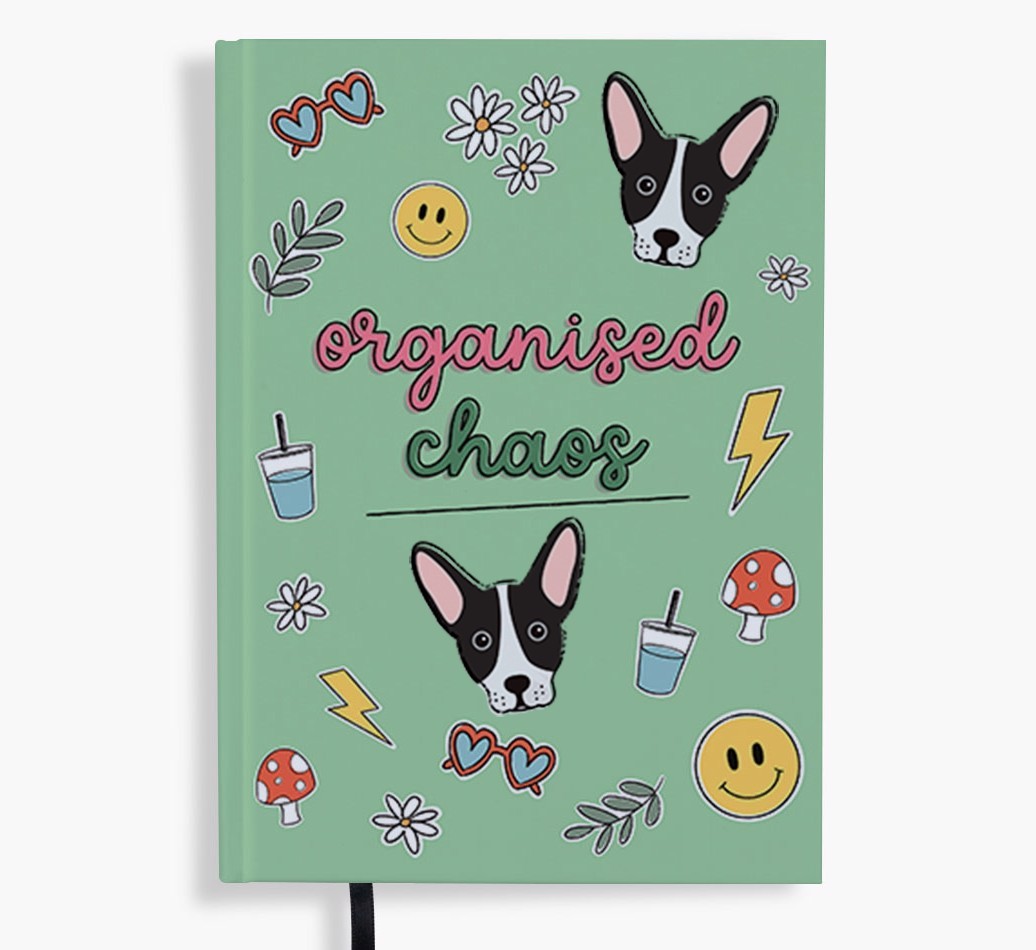 Organised Chaos: Personalised {breedFullName} Notebook