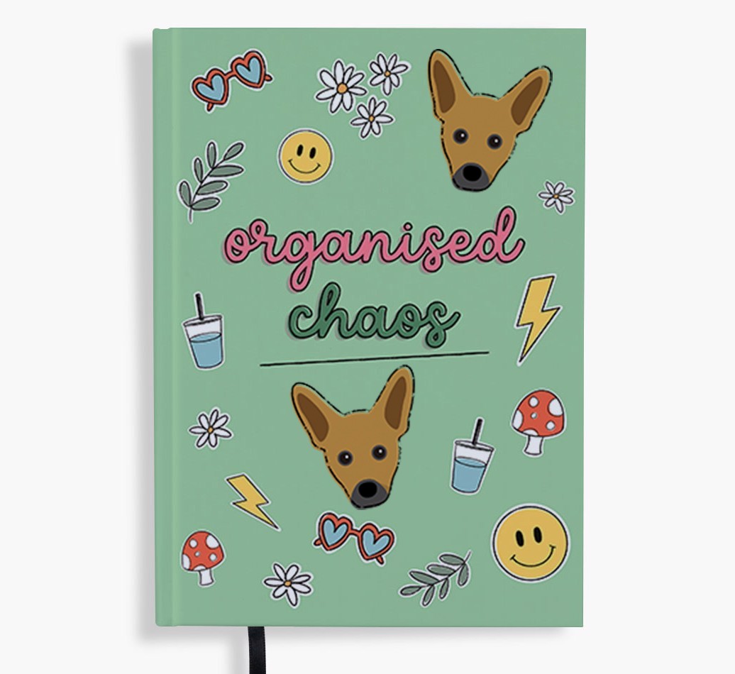 Organised Chaos: Personalised {breedFullName} Notebook