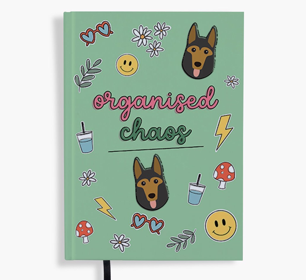 Organised Chaos: Personalised {breedFullName} Notebook