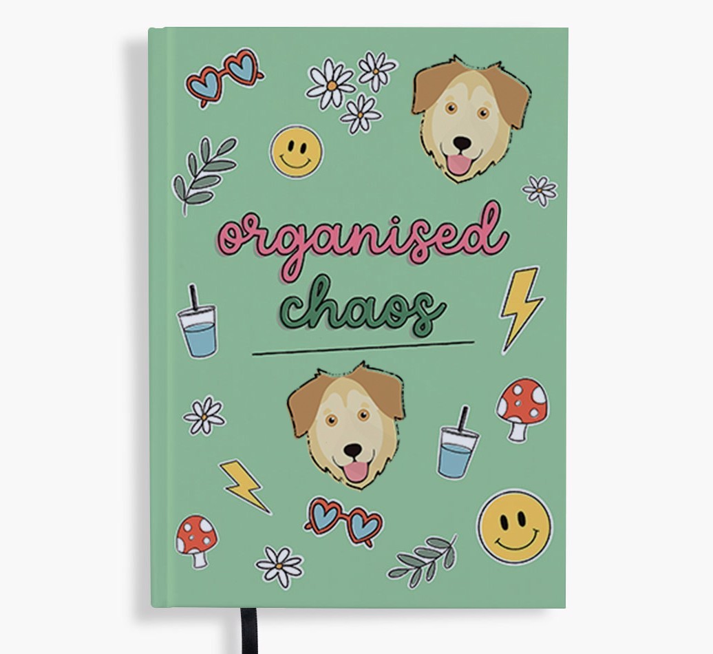 Organised Chaos: Personalised {breedFullName} Notebook