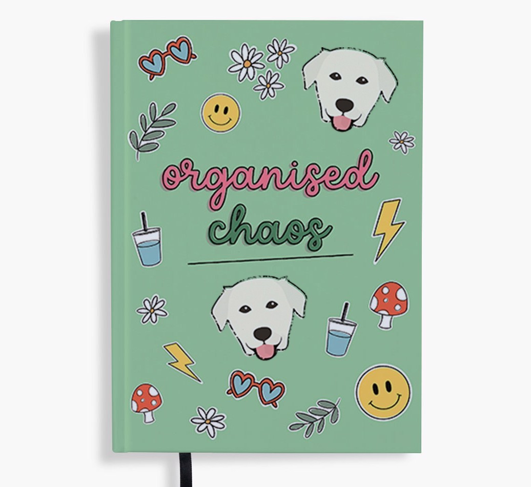 Organised Chaos: Personalised {breedFullName} Notebook
