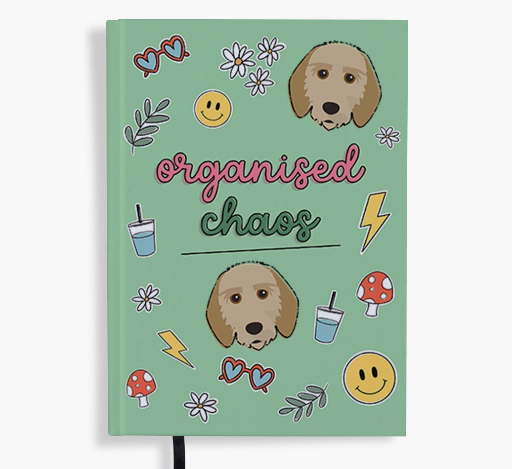Organised Chaos: Personalised {breedFullName} Notebook