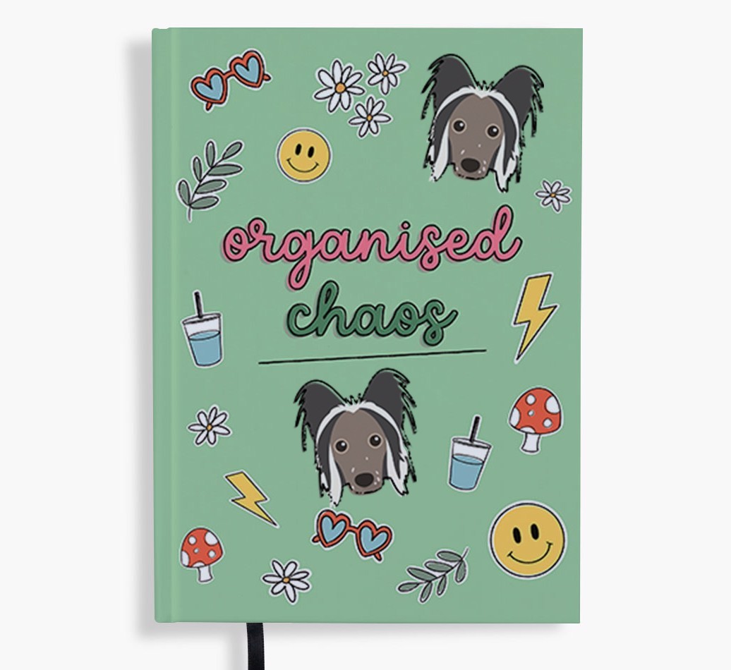 Organised Chaos: Personalised {breedFullName} Notebook