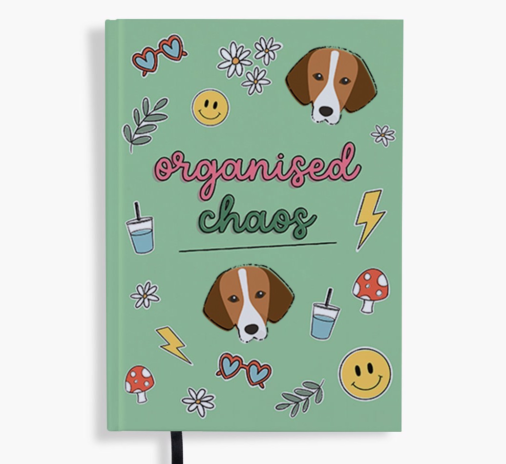 Organised Chaos: Personalised {breedFullName} Notebook