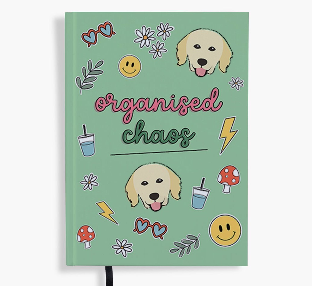 Organised Chaos: Personalised {breedFullName} Notebook
