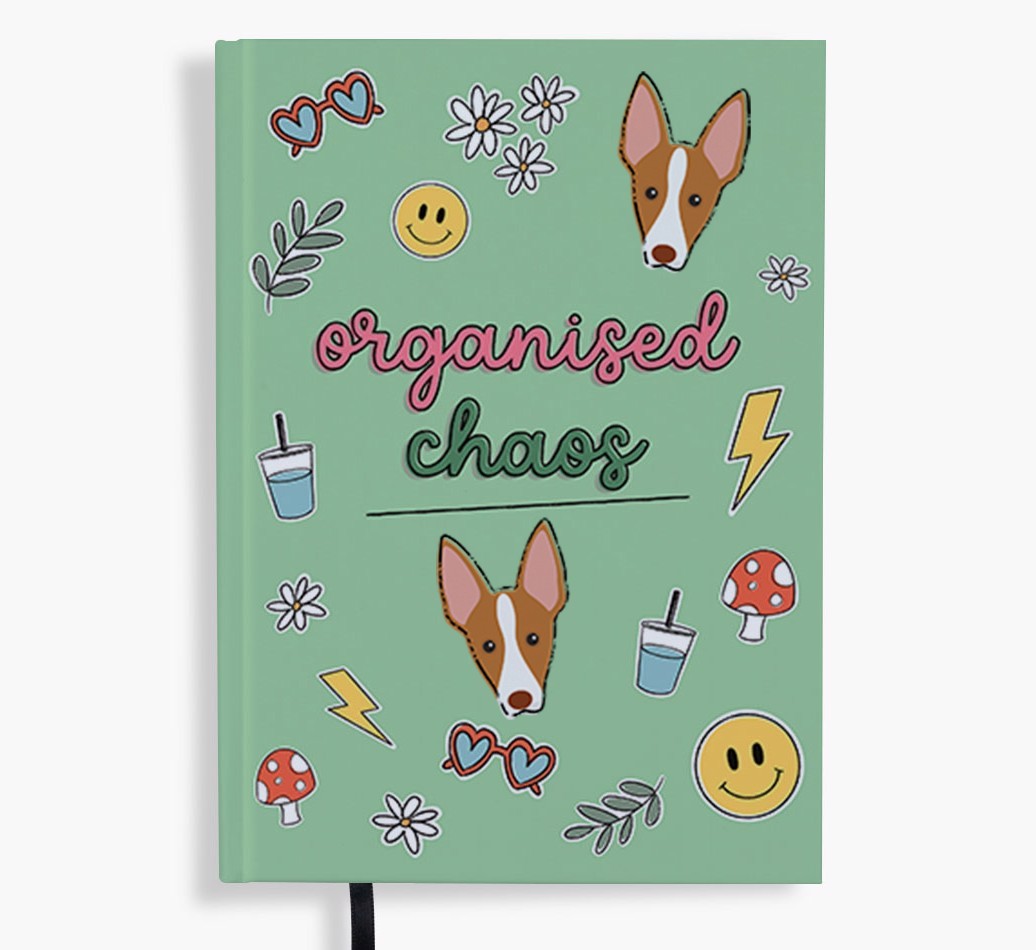 Organised Chaos: Personalised {breedFullName} Notebook