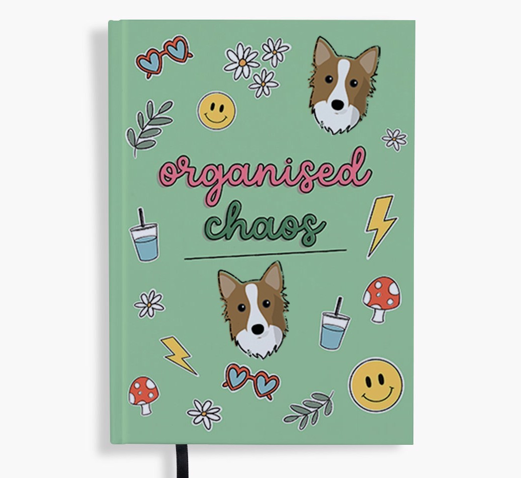 Organised Chaos: Personalised {breedFullName} Notebook