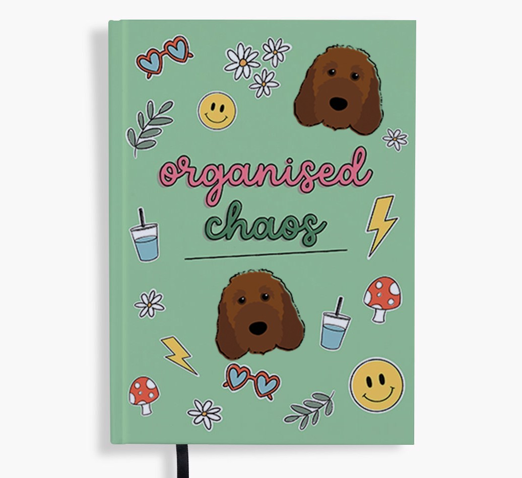 Organised Chaos: Personalised {breedFullName} Notebook