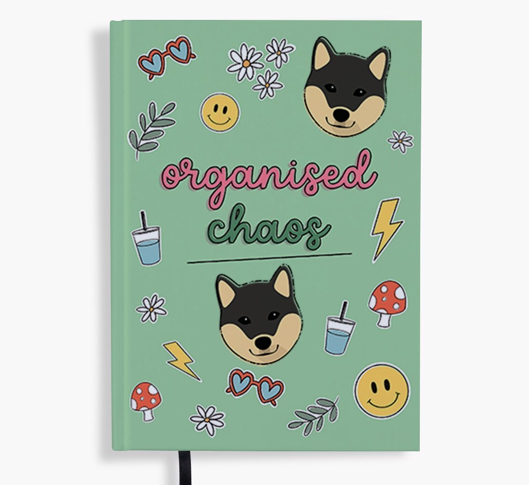 Organised Chaos: Personalised {breedFullName} Notebook